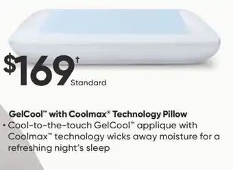 Dormez Vous Gelcool with coolmax technology pillow offer