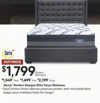 Dormez Vous Serta perfect sleeper elite taryn mattress offer
