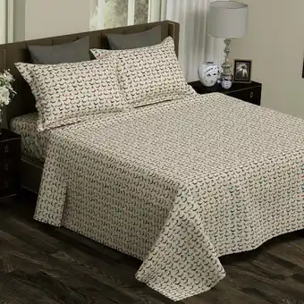 Giant Tiger H&h printed flannel sheet set, twin, 3 piece offer