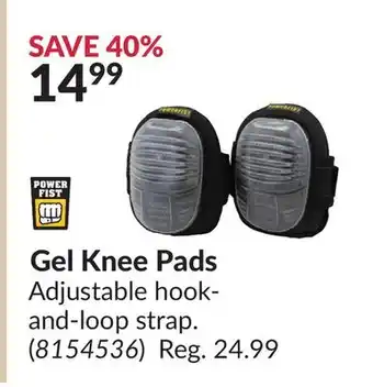 Princess Auto Gel knee pads offer