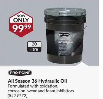 Princess Auto All season 36 hydraulic oil offer