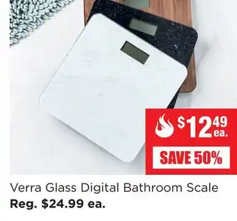 Kitchen Stuff Plus Verra glass digital bathroom scale offer
