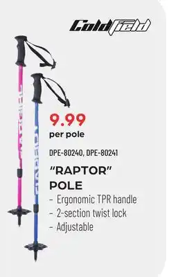 Pronature Raptor pole offer