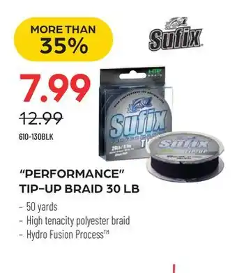 Pronature Performance tip-up braid 30 lb offer