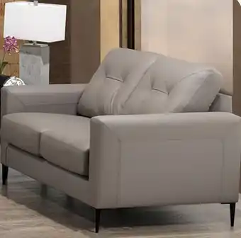 Meubles RD Genuine leather loveseat offer