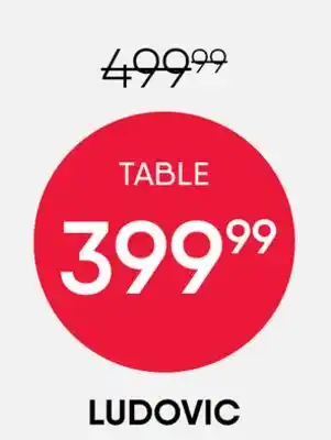 Meubles RD Ludovic table offer