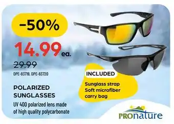 Pronature Polarized sunglasses offer