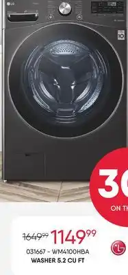 Meubles RD Washer 5.2 cu ft offer