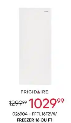 Meubles RD Frigidaire freezer 16 cu ft offer