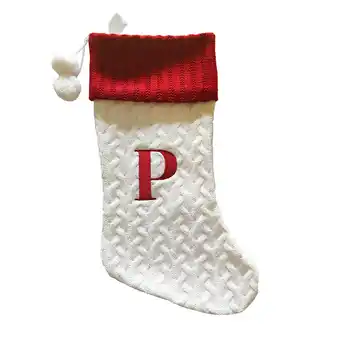 Giant Tiger Monogram stocking, white, 20-in offer