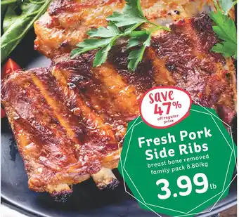 IGA Fresh Pork Side Ribs offer