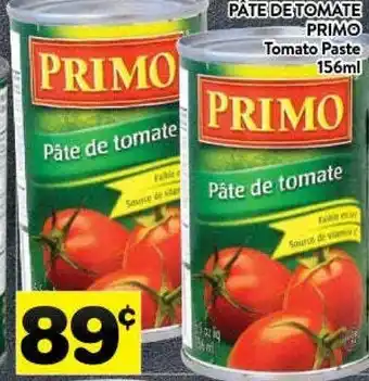 Supermarché PA Primo tomato paste offer