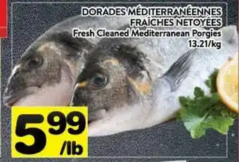 Supermarché PA Fresh cleaned mediterranean porgies offer