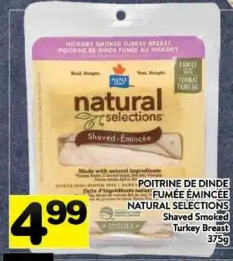 Supermarché PA Shaved smoked turkey breast offer