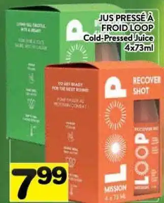 Supermarché PA Cold-pressed juice offer