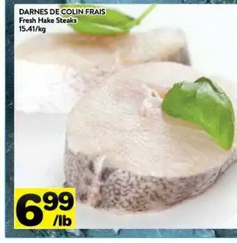 Supermarché PA Fresh hake steaks offer