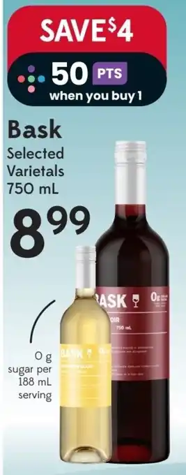 Sobeys Bask Selected Varietals 750mL offer
