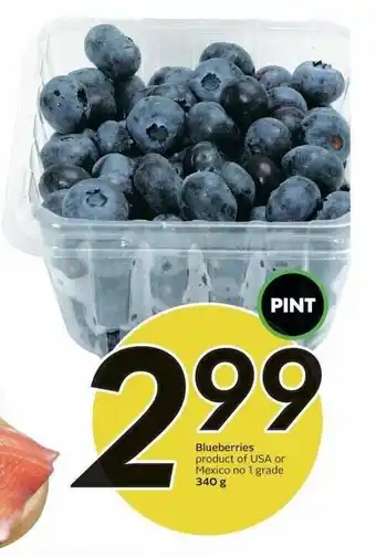 Sobeys Blueberries offer