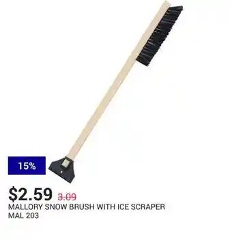 NAPA Auto Parts Snow brush with ice scraper offer