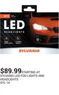 NAPA Auto Parts Led fog lights and headlights offer