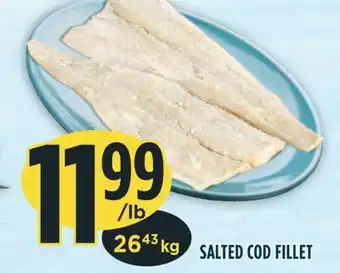Marché Adonis Salted cod fillet offer
