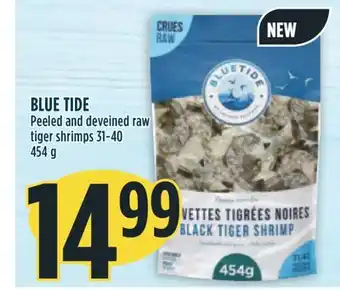Marché Adonis Blue tide peeled and deveined raw tiger shrimps 31-40 offer