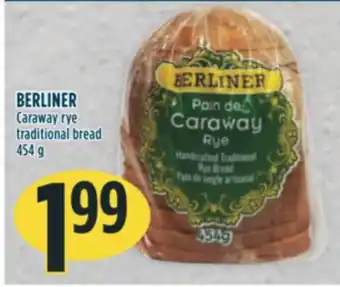Marché Adonis Berliner caraway rye traditional bread offer