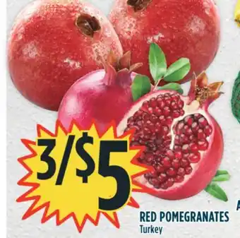 Marché Adonis Red pomegranates offer