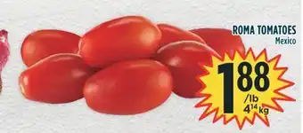 Marché Adonis Roma tomatoes offer