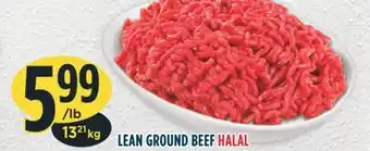 Marché Adonis Lean ground beef halal offer