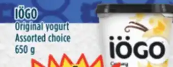 Marché Adonis Iögo original yogurt offer