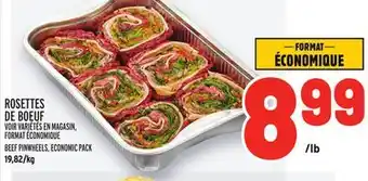 Metro Rosettes de boeuf | beef pinwheels, economic pack offer
