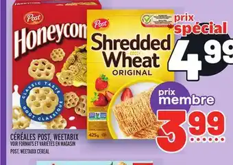 Metro Céréales post, weetabix | post, weetabix cereal offer