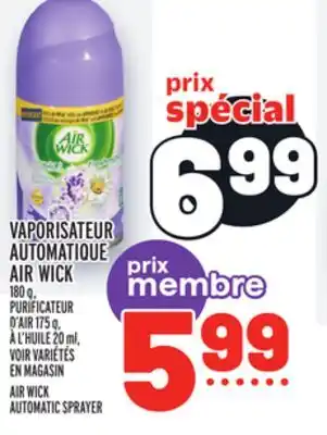 Metro Vaporisateur automatique air wick | air wick automatic sprayer offer