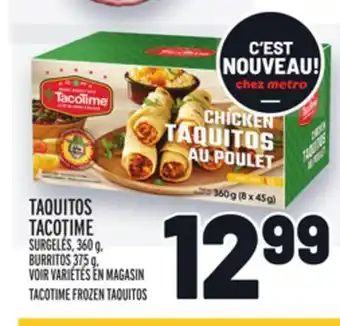 Metro Taquitos tacotime | tacotime frozen taquitos offer