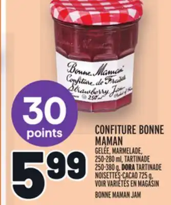Metro Confiture bonne maman | bonne maman jam offer