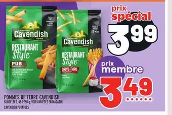 Metro Pommes de terre cavendish | cavendish potatoes offer