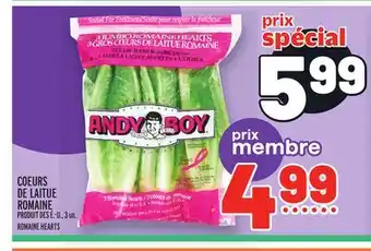 Metro Coeurs de laitue romaine | romaine hearts offer