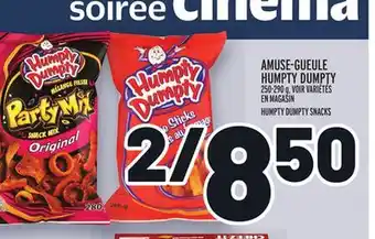 Metro Amuse-gueule humpty dumpty | humpty dumpty snacks offer