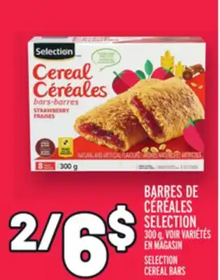 Metro Barres de céréales selection | selection cereal bars offer
