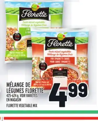Metro Mélange de légumes florette | florette vegetable mix offer