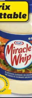IGA Kraft miracle whip spread offer