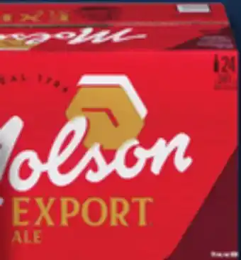 IGA Molson export beer offer