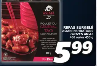 IGA Asian inspirations frozen meal offer