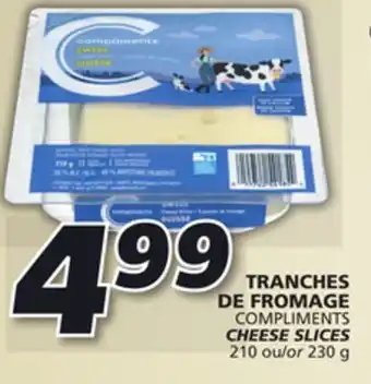 IGA Compliments cheese slices offer