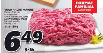 IGA Lean minced veal offer