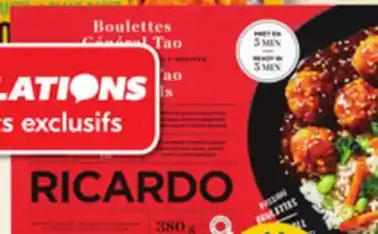 IGA Ricardo frozen meal offer