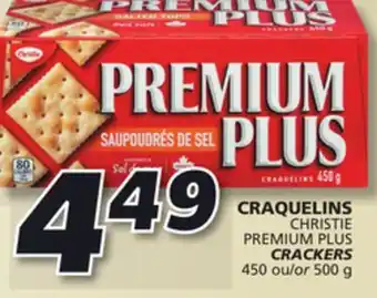 IGA Christie premium plus crackers offer