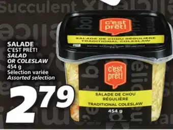 IGA C'est prêt! salad or coleslaw offer