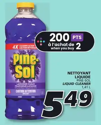IGA Pine-sol liquid cleaner offer